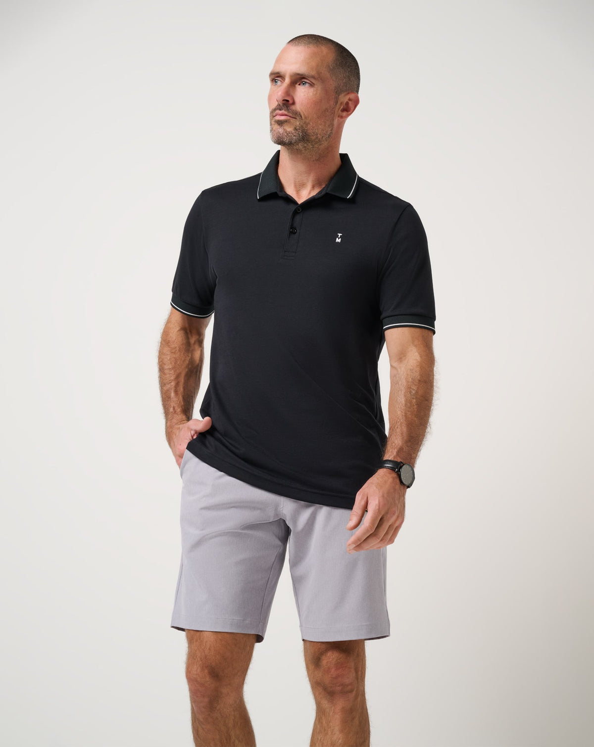 TravisMathew | Beck 2.0 Short 10In - Heather Sleet