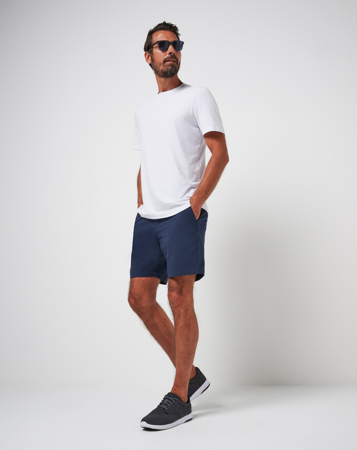 TravisMathew | Stretchknit Short 8In - Total Eclipse