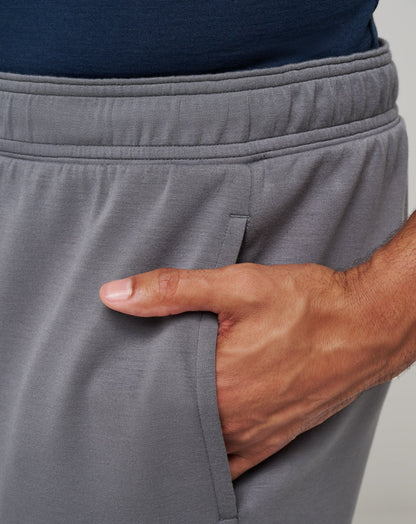 TravisMathew | Fibercloud Short 8In - Heather Grey