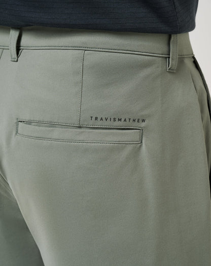 TravisMathew | Tech Knit Short 9In - Dark Olive