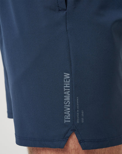 TravisMathew | Wanderlust E-Waist Short 7.5In - Mood Indigo