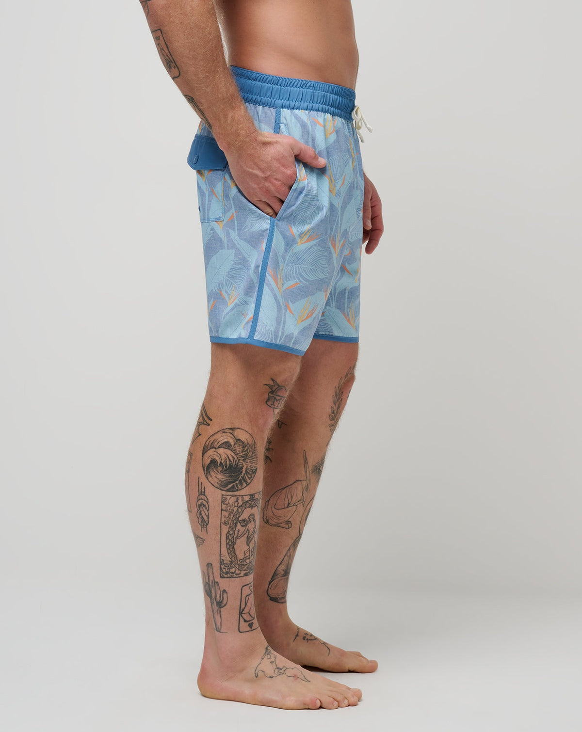 TravisMathew | Lava Tunnels Boardshort - Heather Quiet Harbor