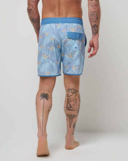 TravisMathew | Lava Tunnels Boardshort - Heather Quiet Harbor