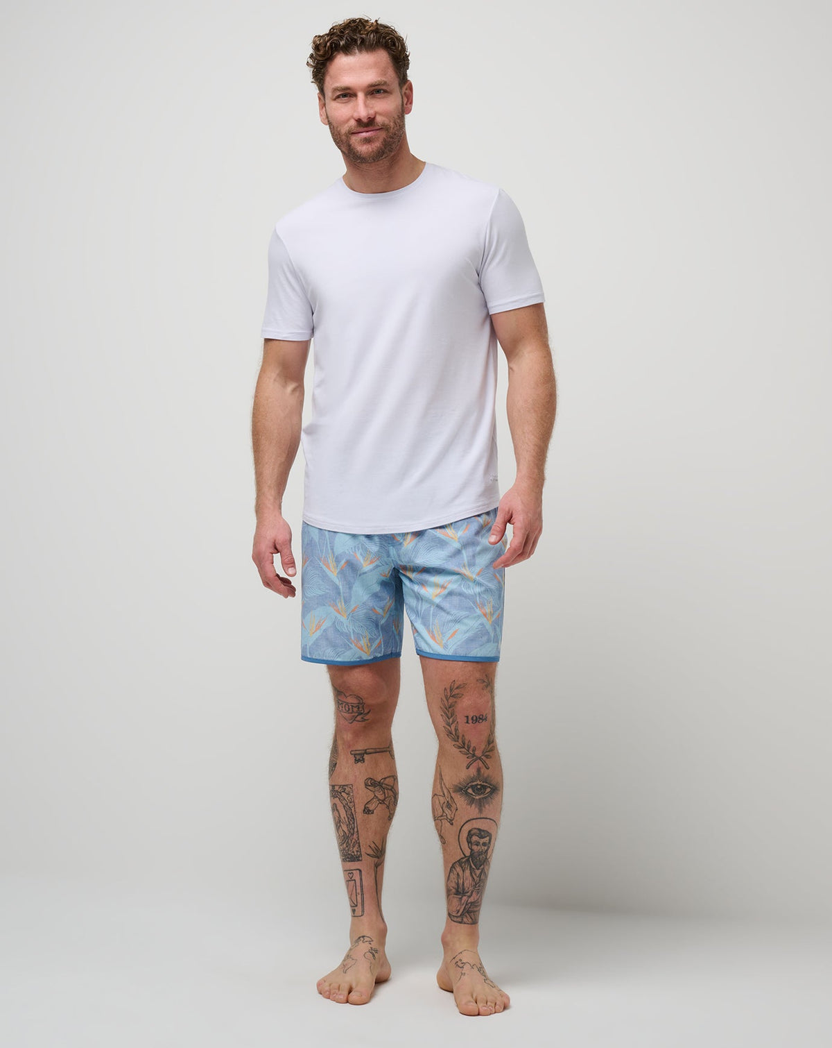 TravisMathew | Lava Tunnels Boardshort - Heather Quiet Harbor