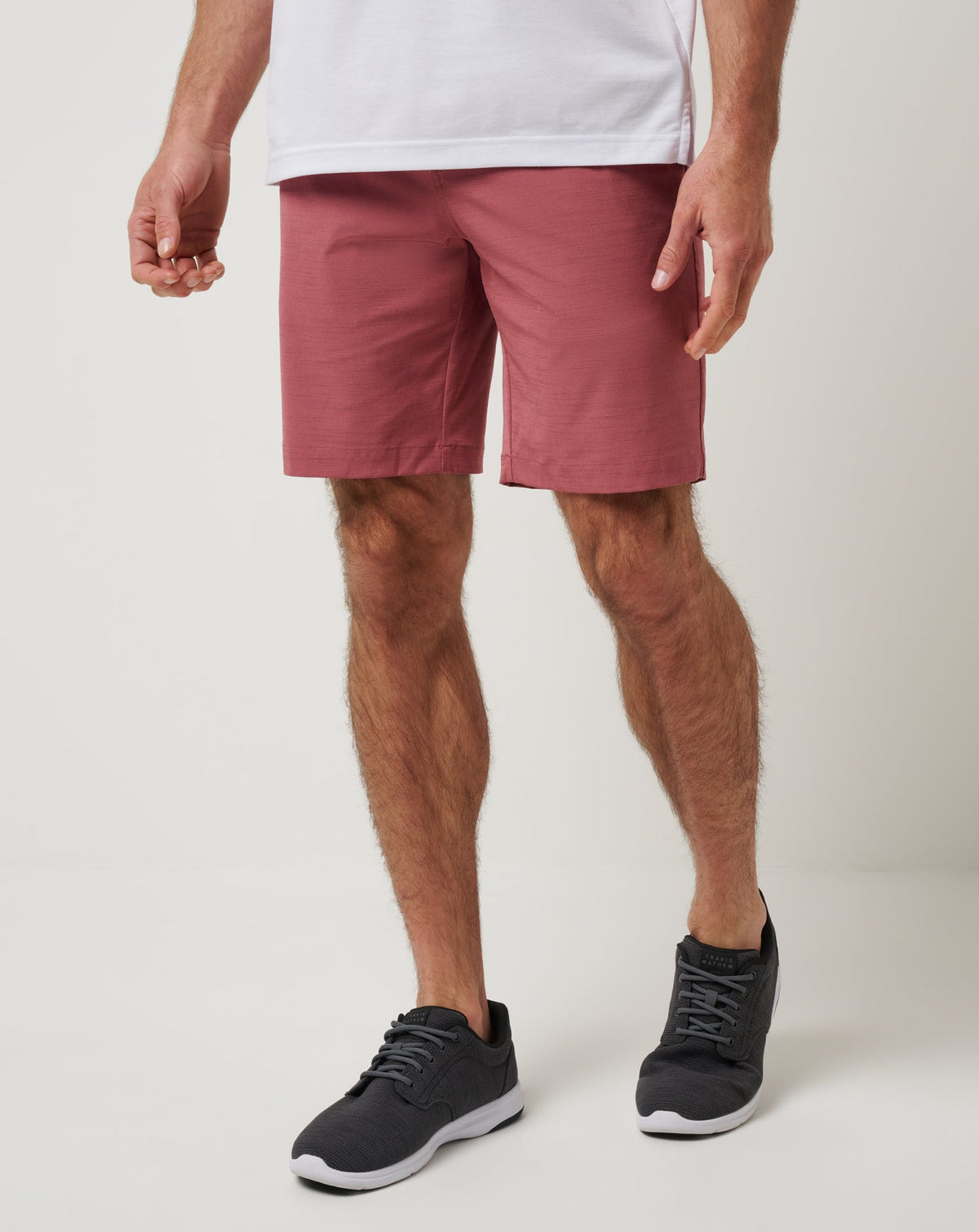 TravisMathew | Travel Year Short 9In - Heather Roan Rouge