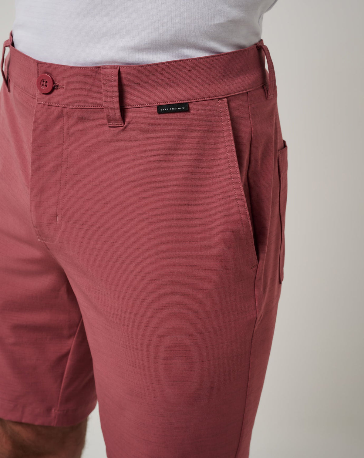 TravisMathew | Travel Year Short 9In - Heather Roan Rouge