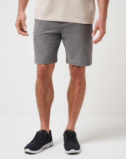 TravisMathew | Adirondack Short 9In - Heather Black