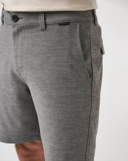 TravisMathew | Adirondack Short 9In - Heather Black