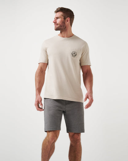 TravisMathew | Adirondack Short 9In - Heather Black