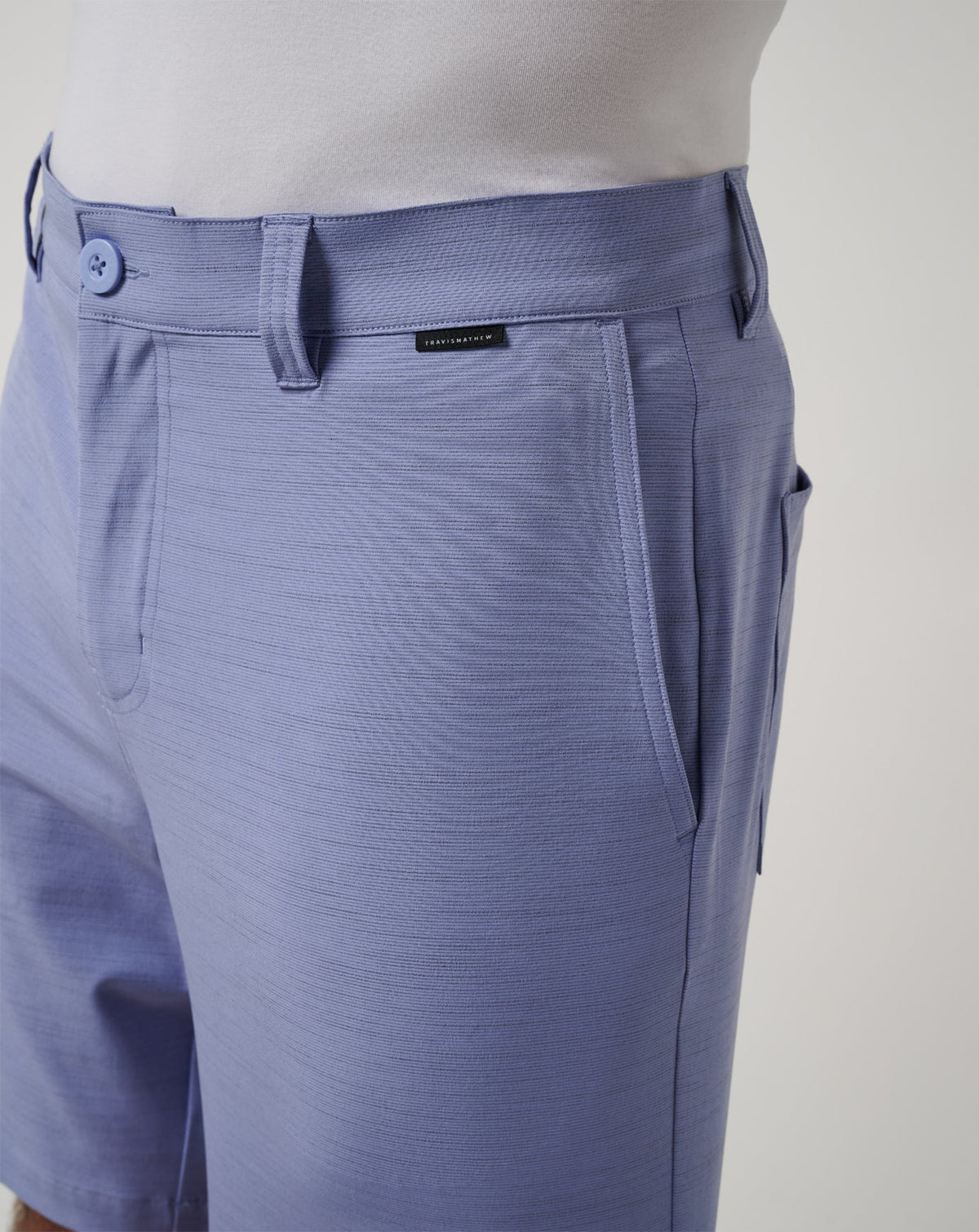 TravisMathew | Travel Year Short 9In - Heather Violet Storm