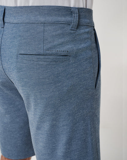 TravisMathew | Adirondack Short 9In - Heather Navy