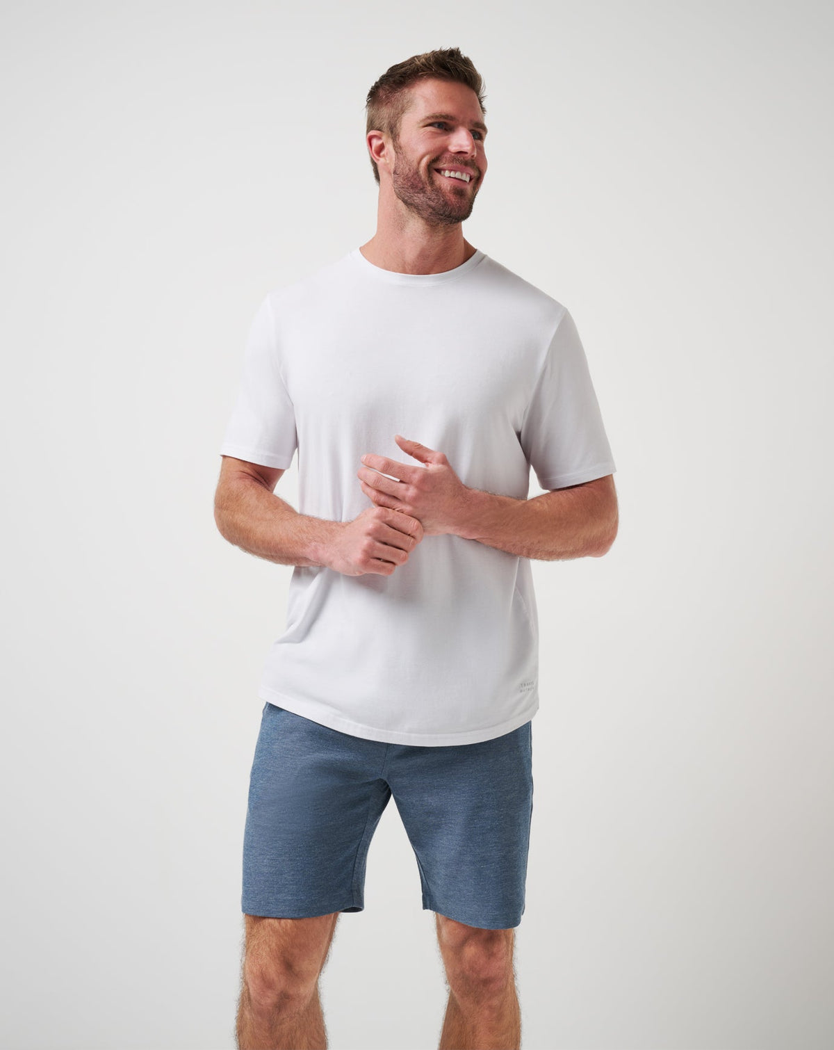 TravisMathew | Adirondack Short 9In - Heather Navy