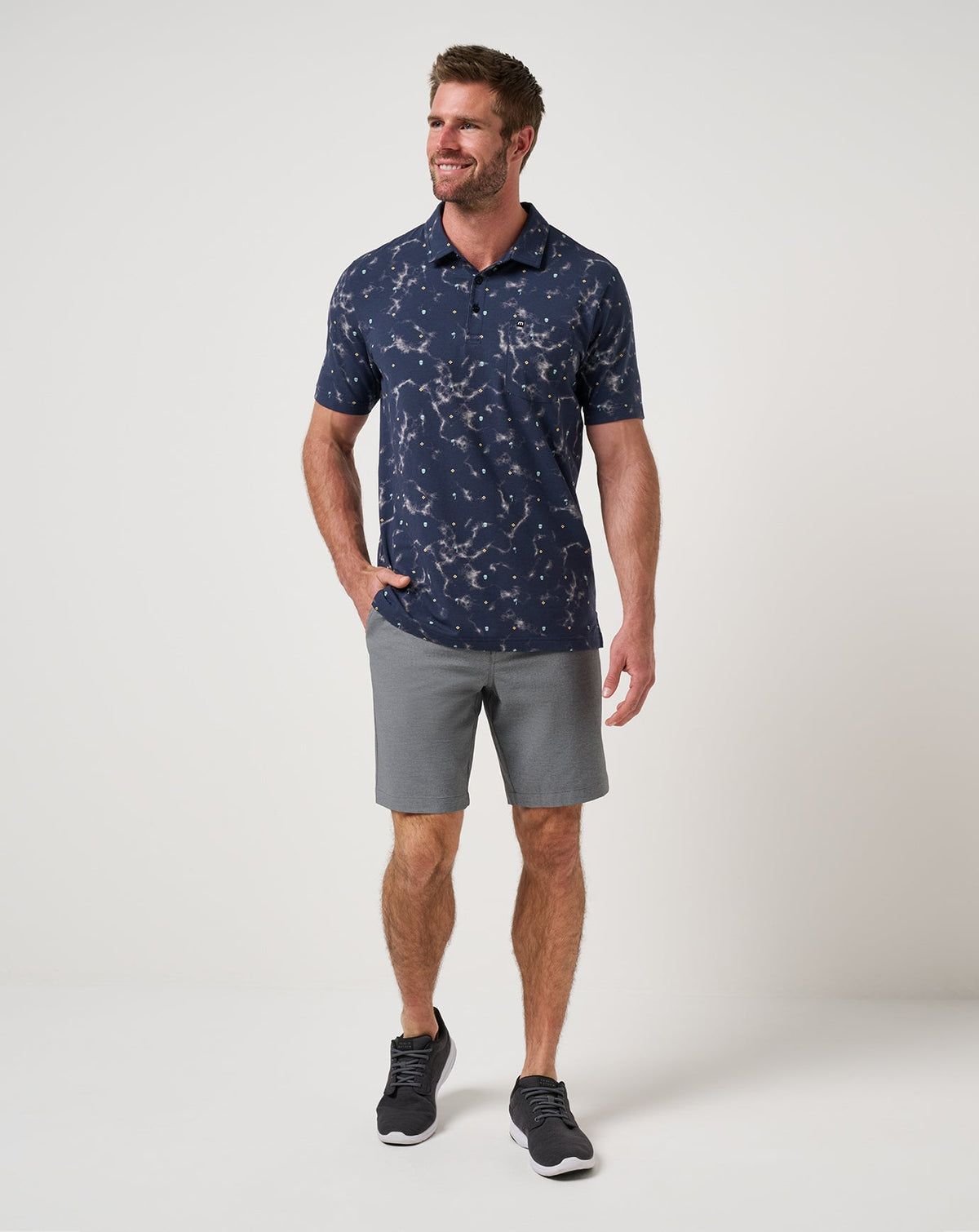TravisMathew | Call An Audible Short 9In - Quiet Shade