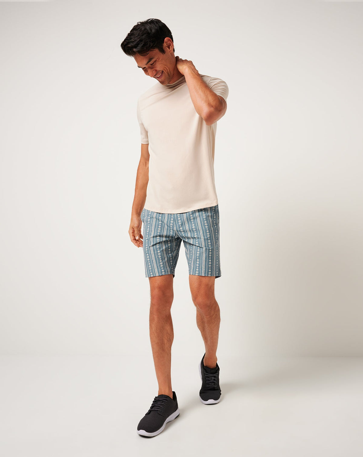 TravisMathew | Tech Chino Print Short 8In - Captains Blue