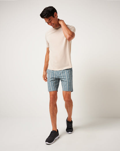 TravisMathew | Tech Chino Print Short 8In - Captains Blue