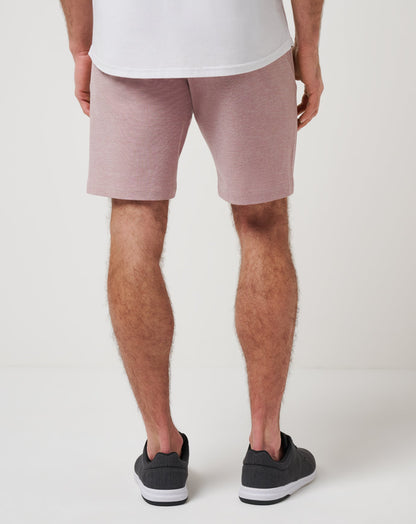 TravisMathew | Adirondack Short 9In - Heather Roan Rouge