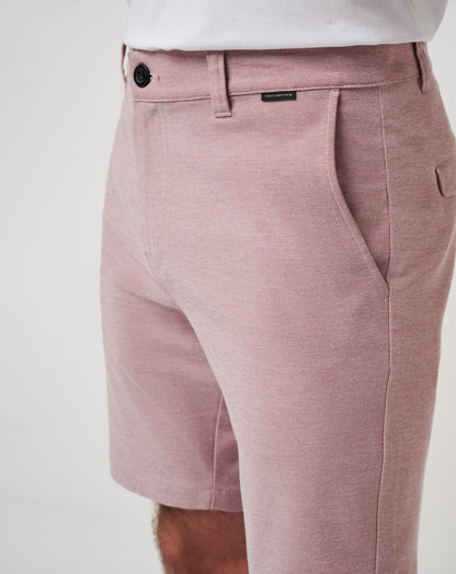 TravisMathew | Adirondack Short 9In - Heather Roan Rouge