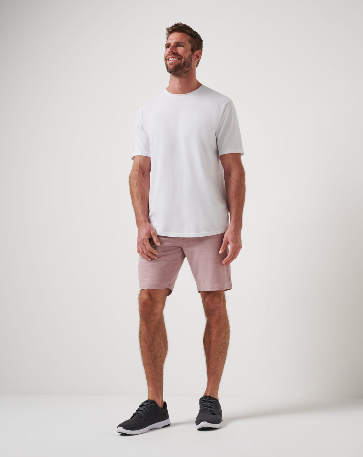TravisMathew | Adirondack Short 9In - Heather Roan Rouge