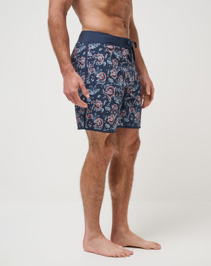TravisMathew | Flourish Boardshort - Mood Indigo/Vintage Indigo