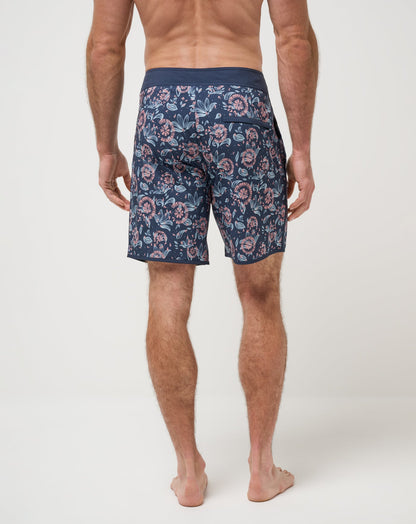 TravisMathew | Flourish Boardshort - Mood Indigo/Vintage Indigo
