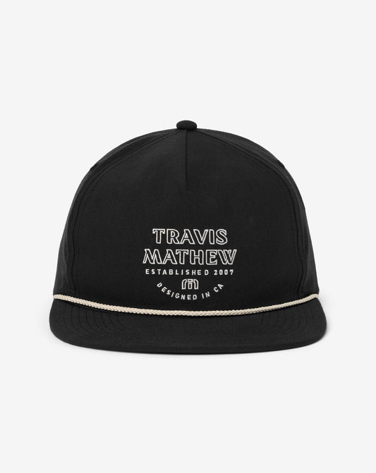 TravisMathew | Salted Shore Snapback Hat - Black