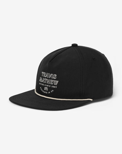 TravisMathew | Salted Shore Snapback Hat - Black