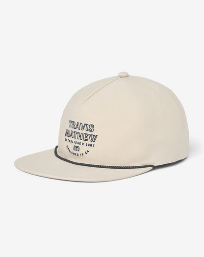 TravisMathew | Salted Shore Snapback Hat - Italian Sand