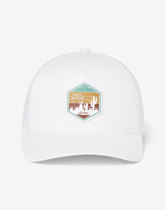 TravisMathew | High Desert Horizon Snapback Hat - White