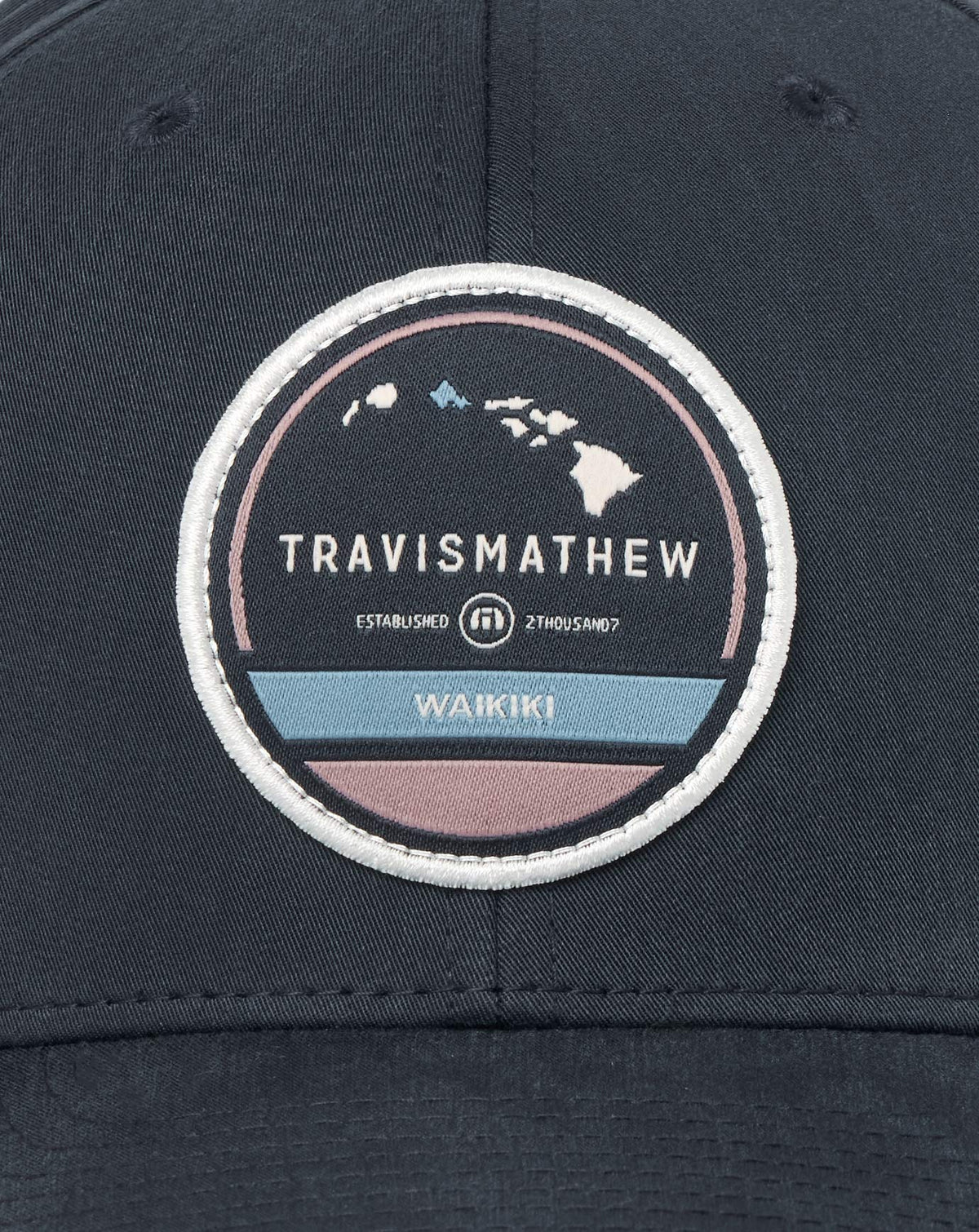 TravisMathew | The Forbidden Isle 3.0 Waikiki Snapback Hat - Total Eclipse