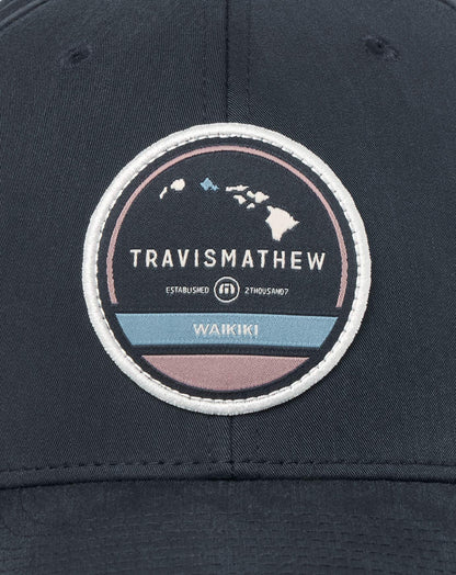 TravisMathew | The Forbidden Isle 3.0 Waikiki Snapback Hat - Total Eclipse