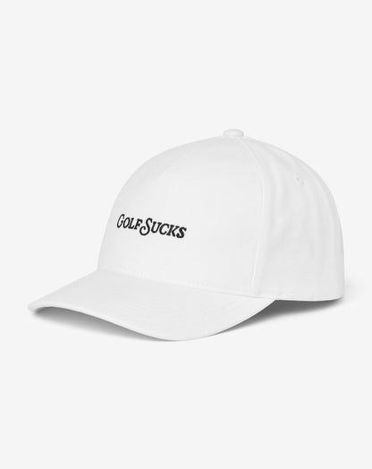 TravisMathew | Golf Sucks Snapback Hat - White