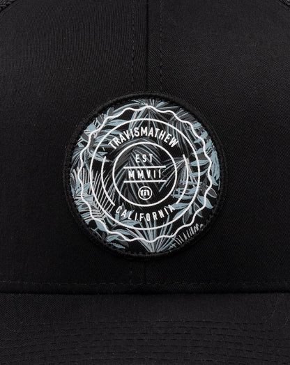 TravisMathew | The Patch Floral Snapback Hat - Black