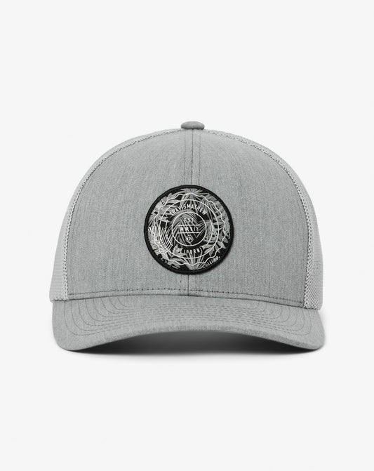 TravisMathew | The Patch Floral Snapback Hat - Heather Grey