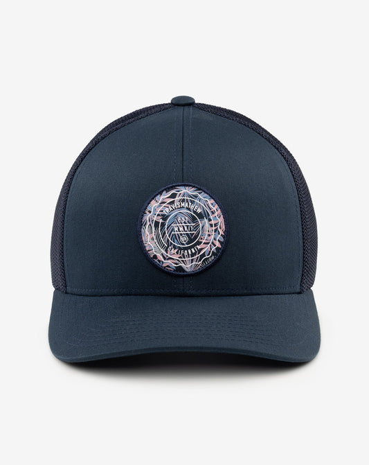 TravisMathew | The Patch Floral Snapback Hat - Blue Nights