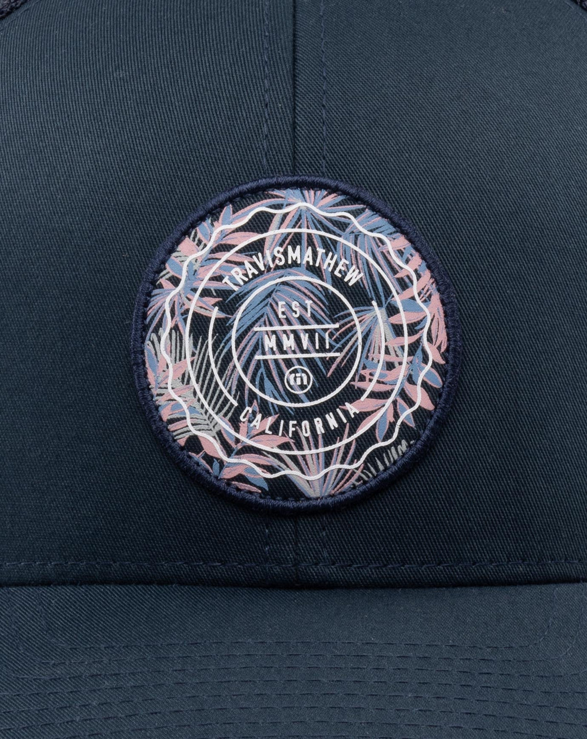 TravisMathew | The Patch Floral Snapback Hat - Blue Nights
