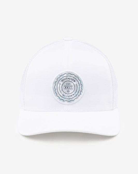 TravisMathew | The Patch Floral Snapback Hat - White
