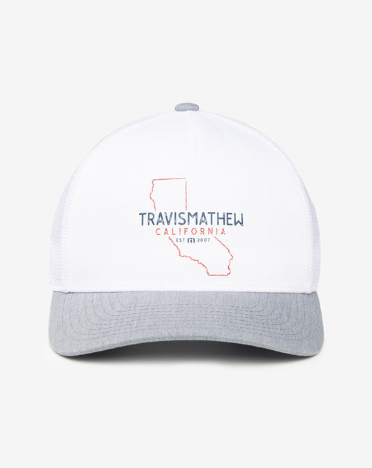TravisMathew | Almost Weather Snapback Hat - White