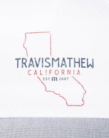 TravisMathew | Almost Weather Snapback Hat - White