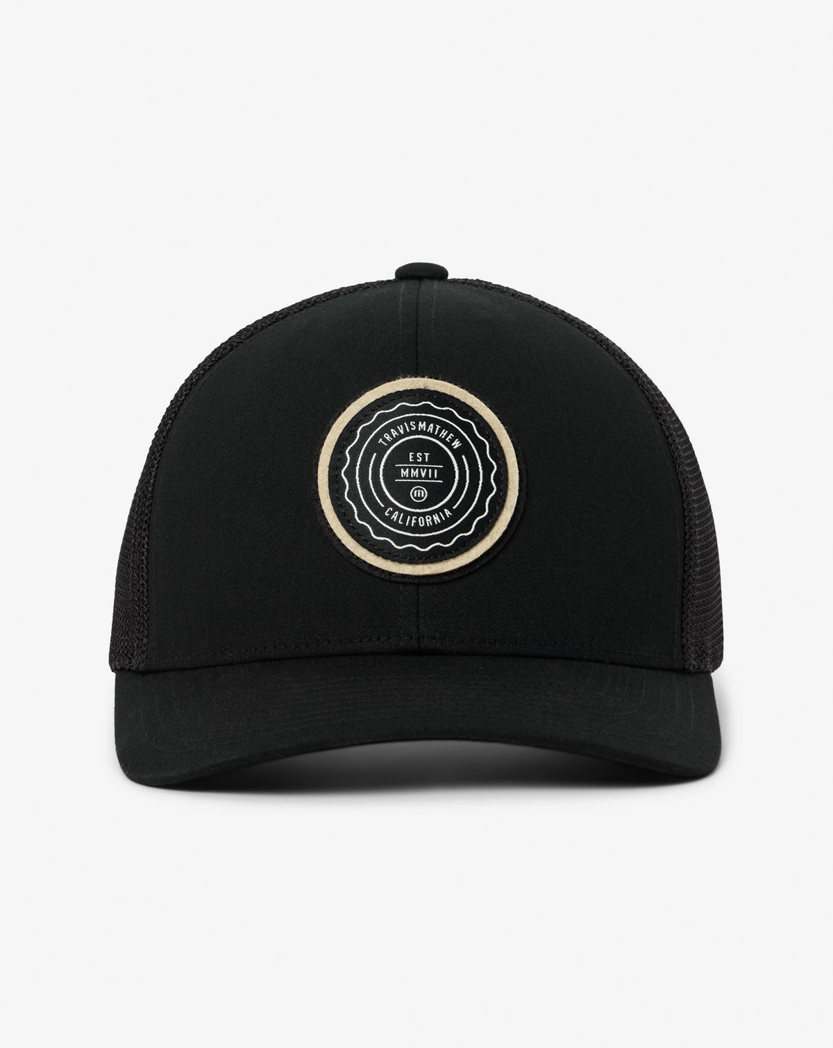 TravisMathew | The Patch Snapback Hat - Black/Tan