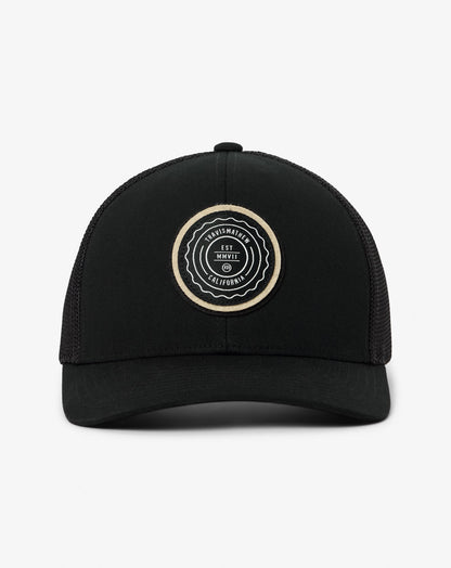 TravisMathew | The Patch Snapback Hat - Black/Tan