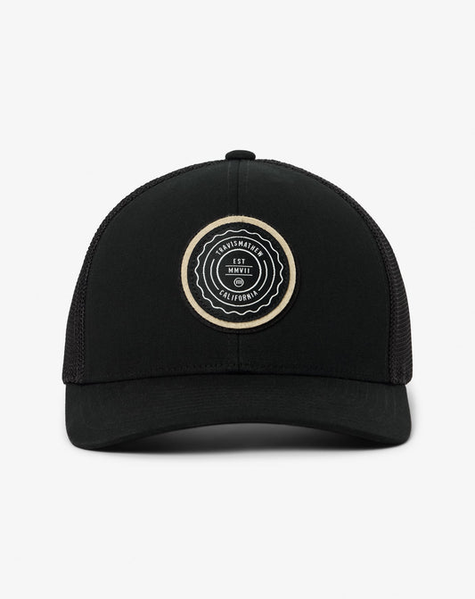 TravisMathew | The Patch Snapback Hat - Black/Tan