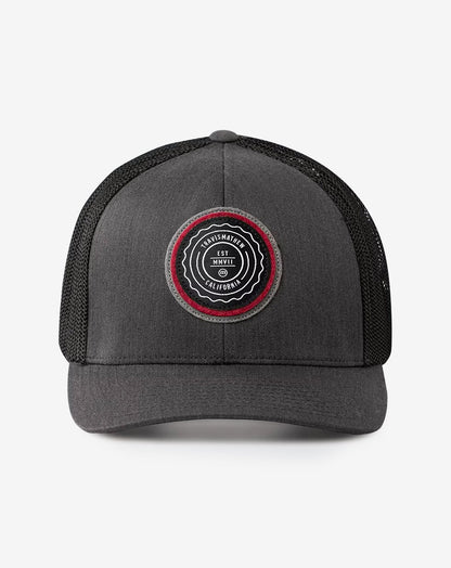 TravisMathew | The Patch Snapback Hat - Heather Grey Pinstripe