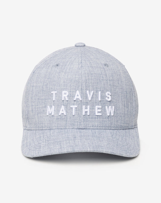 TravisMathew | Rockdale Snapback Hat - Heather Light Blue