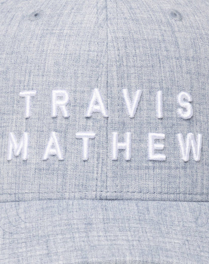 TravisMathew | Rockdale Snapback Hat - Heather Light Blue