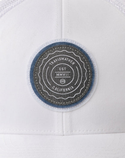 TravisMathew | The Patch Snapback Hat - White