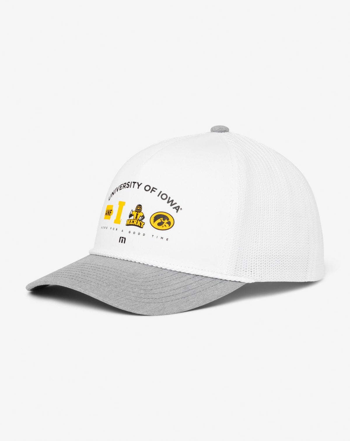 TravisMathew | Iowa Defensive Line Snapback Hat - White