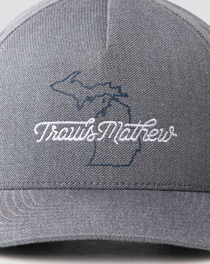 TravisMathew | Euchre Snapback Hat - Heather Quiet Shade