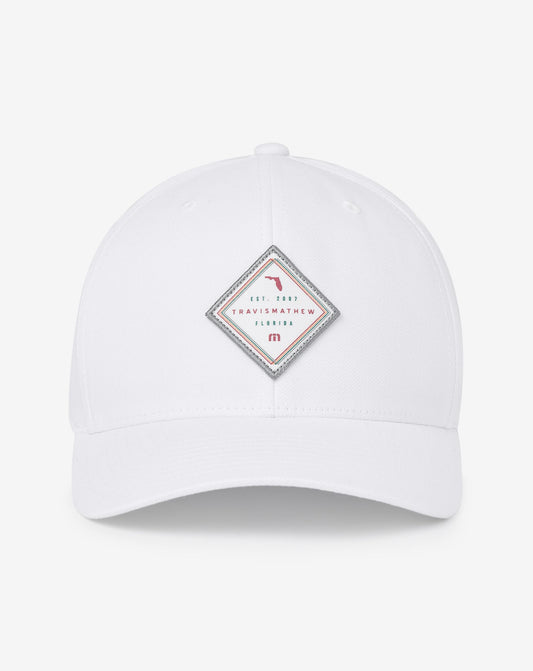 TravisMathew | Loan Shark Snapback Hat - White