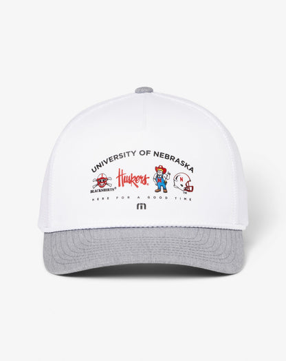 TravisMathew | Nebraska Defensive Line Snapback Hat - White