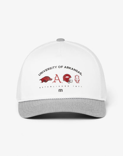TravisMathew | Arkansas Defensive Line Snapback Hat - White